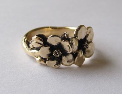 Gavan Riley - 14ct Gold Japonica Ring