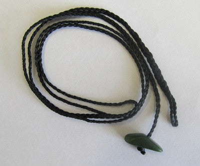 Waxed Cord with Greenstone Toggle